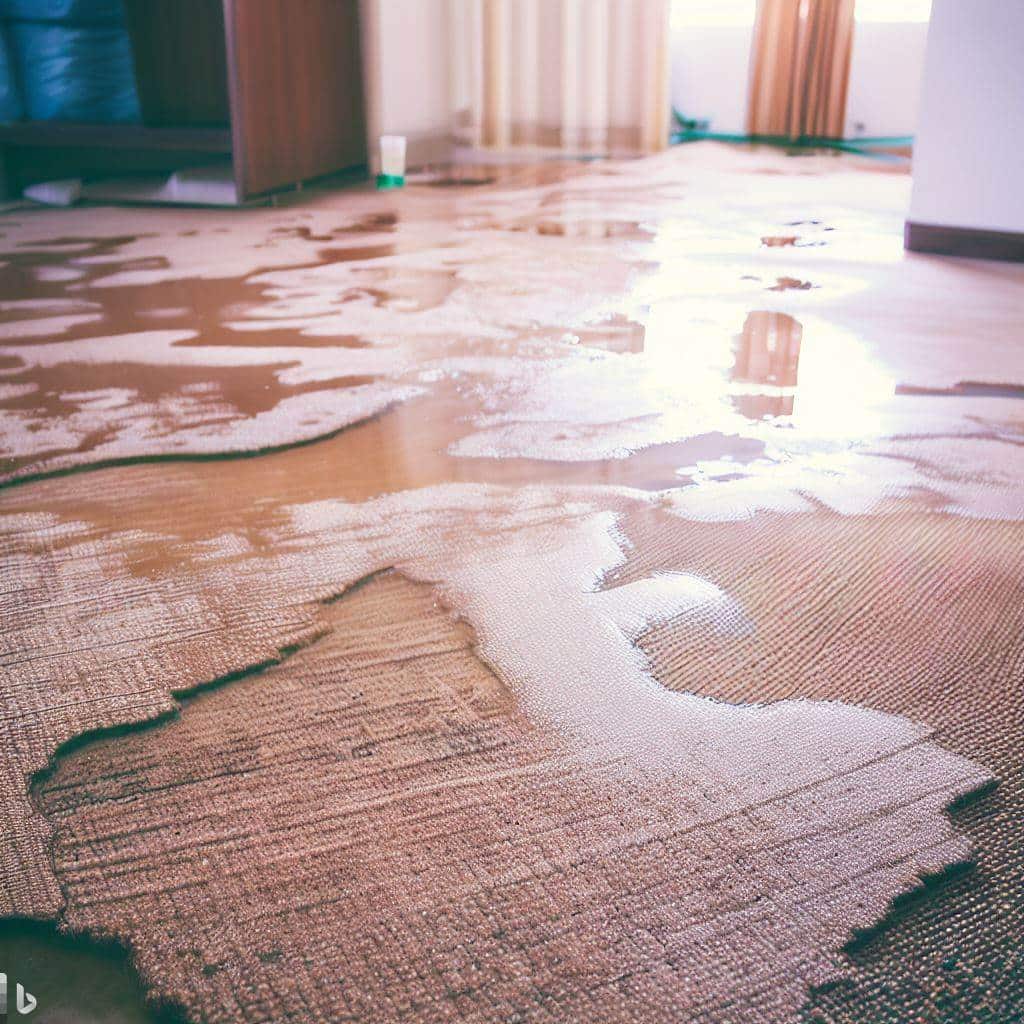 water damage carpet